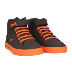 Lonsdale Childrens/Kids Canons Sneakers / Gray/Orange